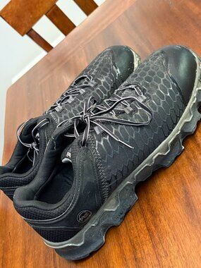 Timberland PRO Mens 14 Wide Alloy Toe Work Shoes Black Utility Workwear 4612